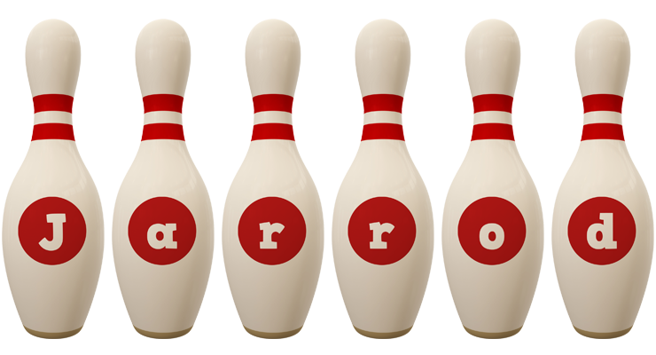 Jarrod bowling-pin logo