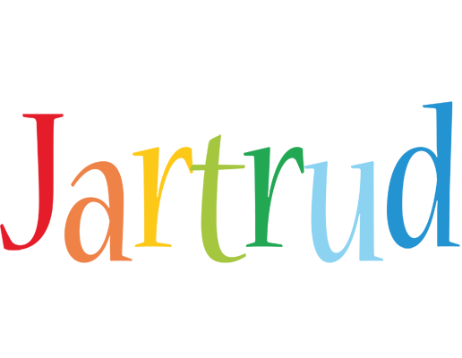 Jartrud birthday logo