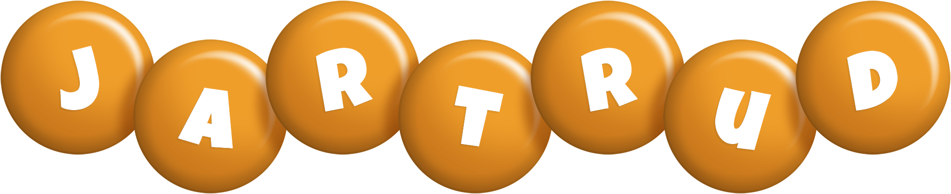 Jartrud candy-orange logo