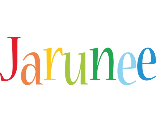 Jarunee birthday logo