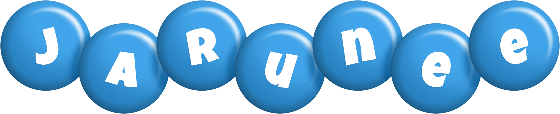 Jarunee candy-blue logo