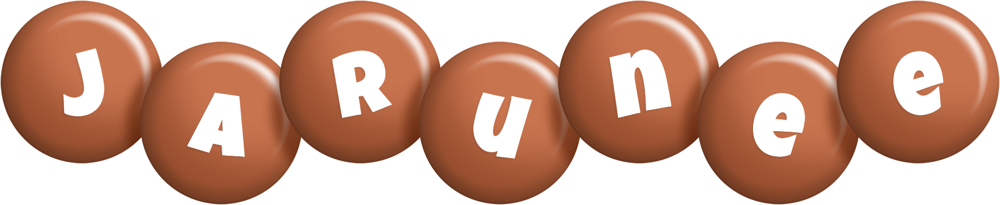 Jarunee candy-brown logo