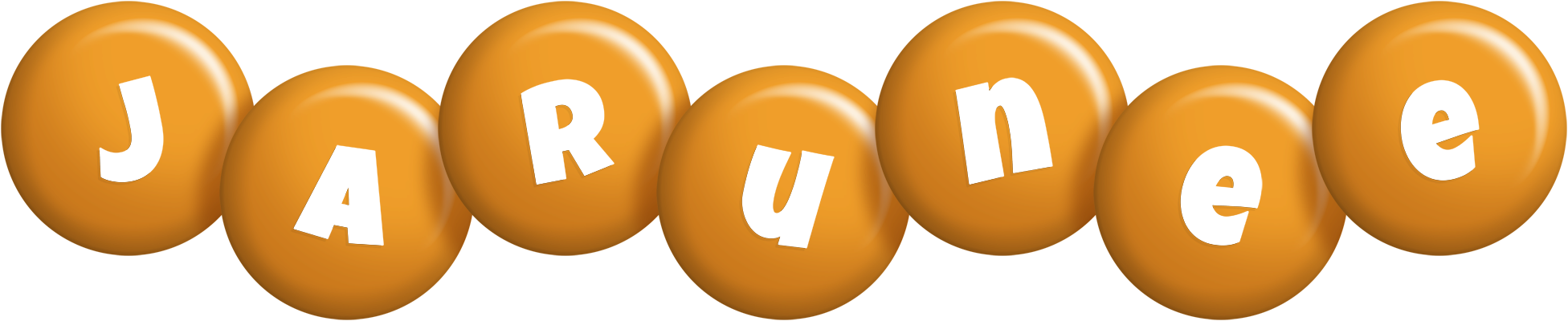 Jarunee candy-orange logo