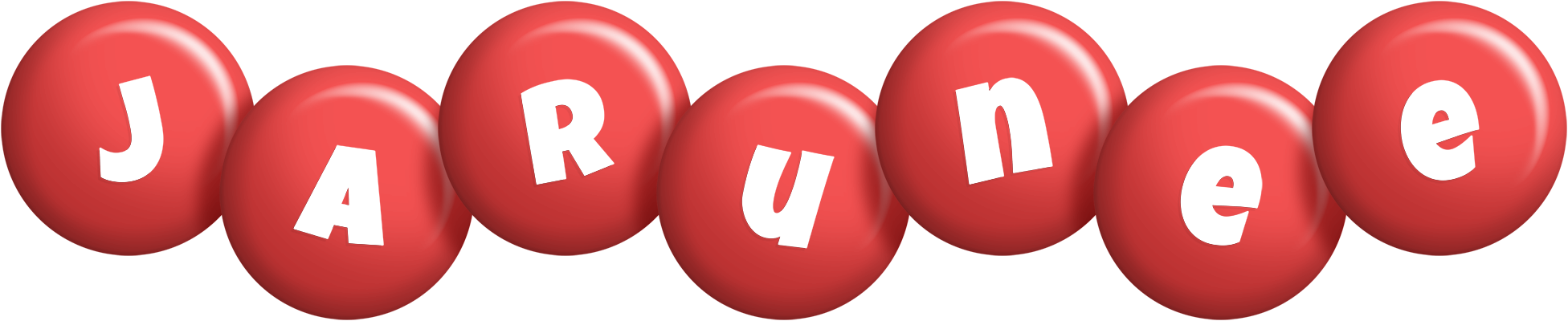 Jarunee candy-red logo