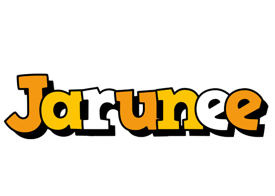 Jarunee cartoon logo