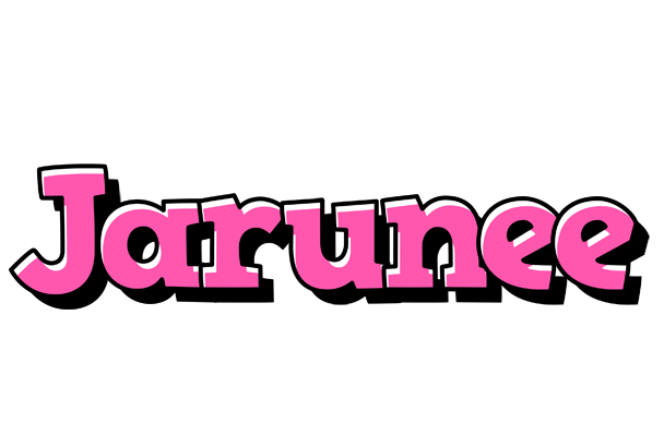 Jarunee girlish logo