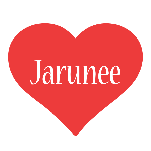 Jarunee love logo
