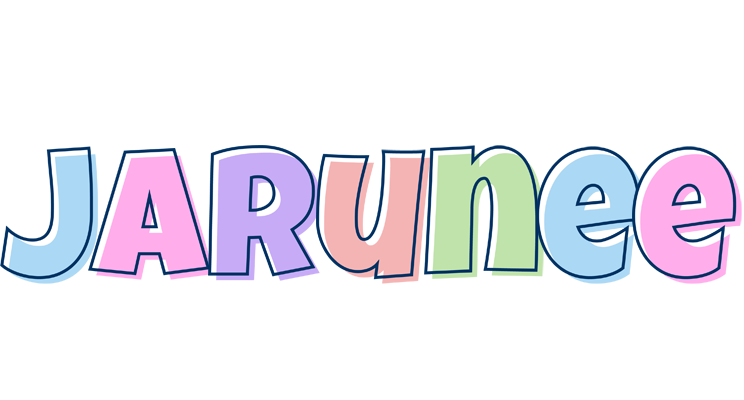 Jarunee pastel logo