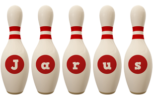 Jarus bowling-pin logo