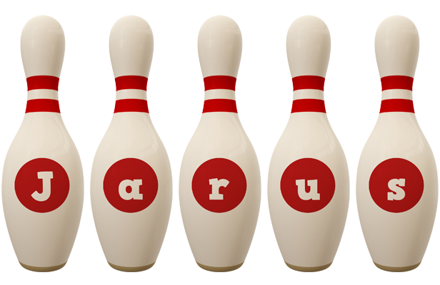Jarus bowling-pin logo