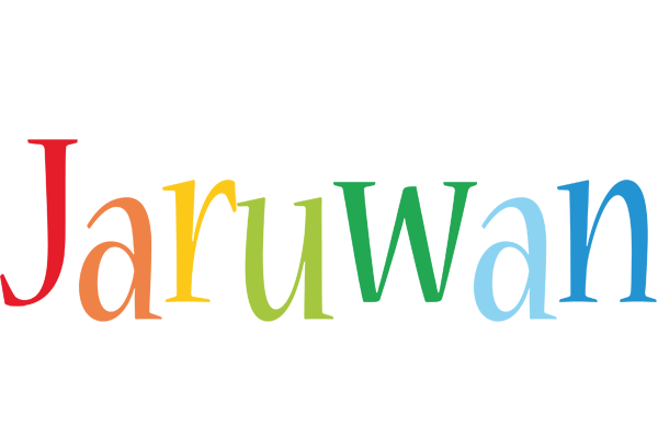 Jaruwan birthday logo