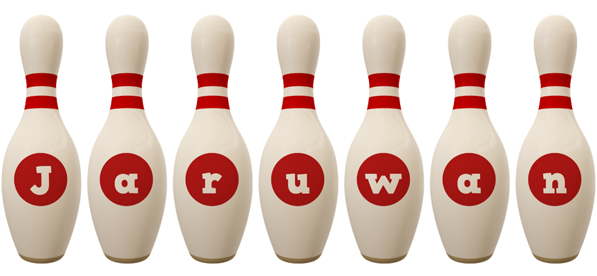 Jaruwan bowling-pin logo