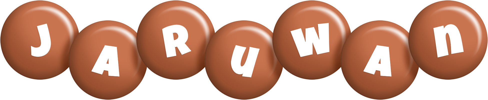 Jaruwan candy-brown logo