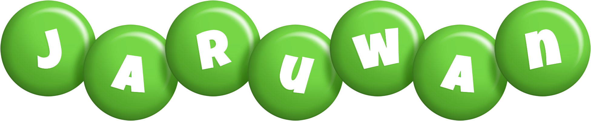 Jaruwan candy-green logo