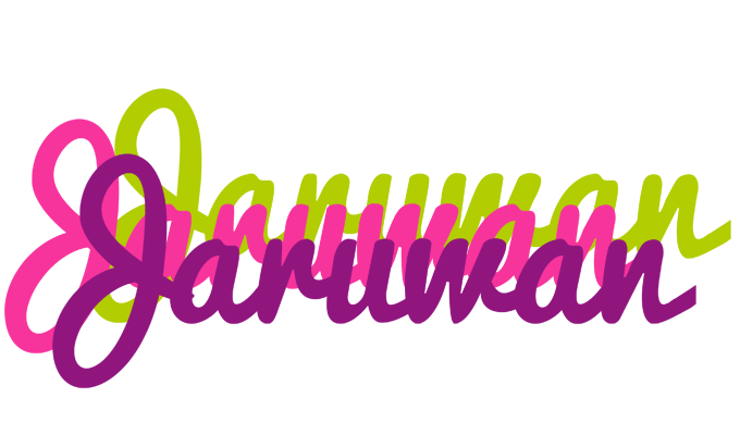 Jaruwan flowers logo