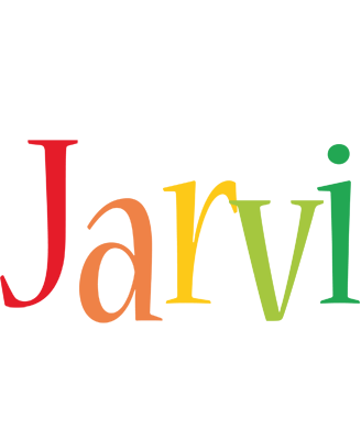 Jarvi birthday logo