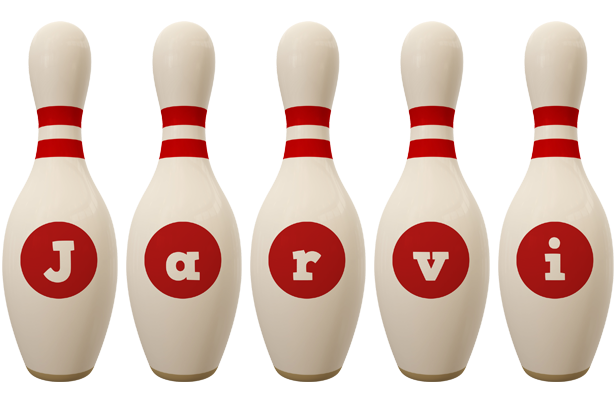 Jarvi bowling-pin logo