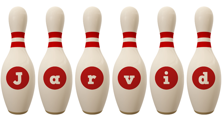 Jarvid bowling-pin logo
