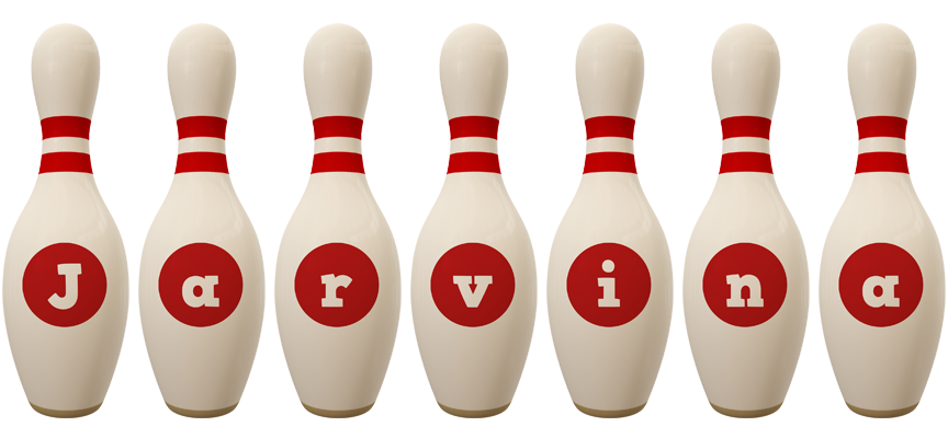 Jarvina bowling-pin logo