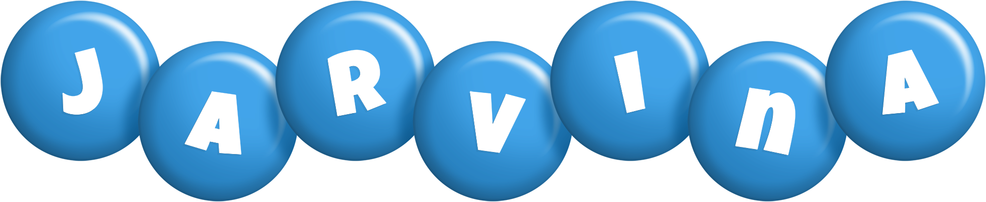Jarvina candy-blue logo