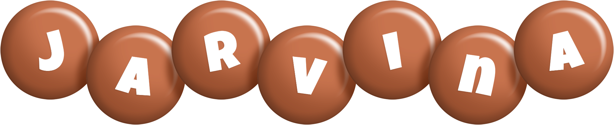 Jarvina candy-brown logo