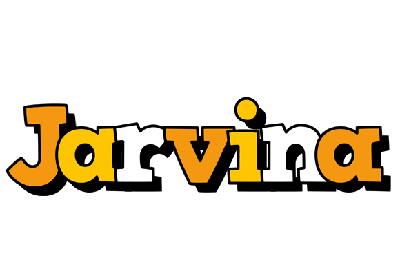 Jarvina cartoon logo