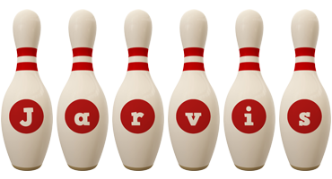 Jarvis bowling-pin logo