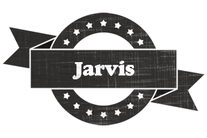 Jarvis grunge logo