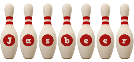 Jasbeer bowling-pin logo