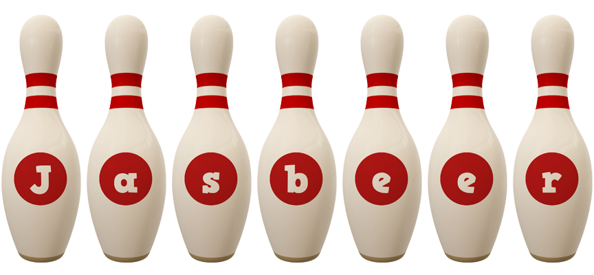 Jasbeer bowling-pin logo