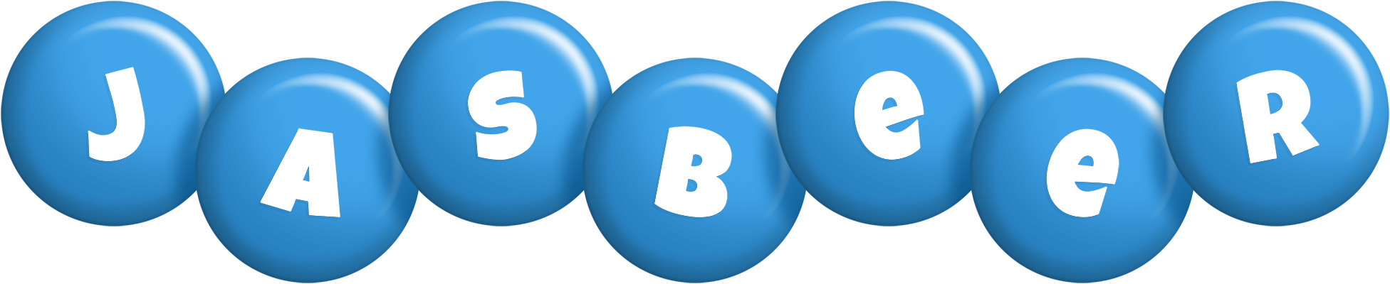 Jasbeer candy-blue logo