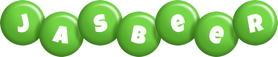 Jasbeer candy-green logo