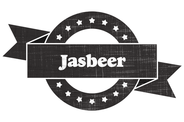 Jasbeer grunge logo