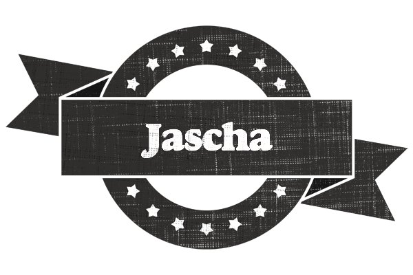 Jascha grunge logo