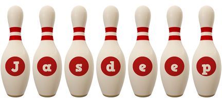 Jasdeep bowling-pin logo