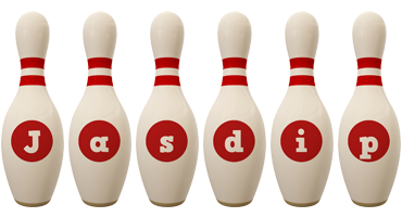 Jasdip bowling-pin logo