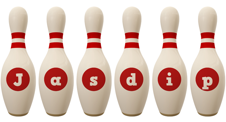 Jasdip bowling-pin logo