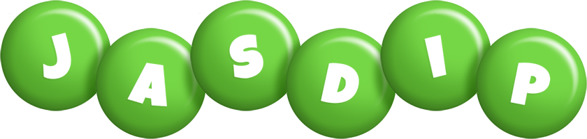 Jasdip candy-green logo