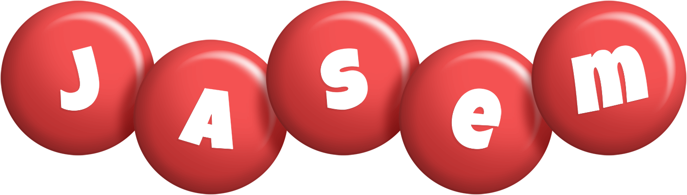Jasem candy-red logo