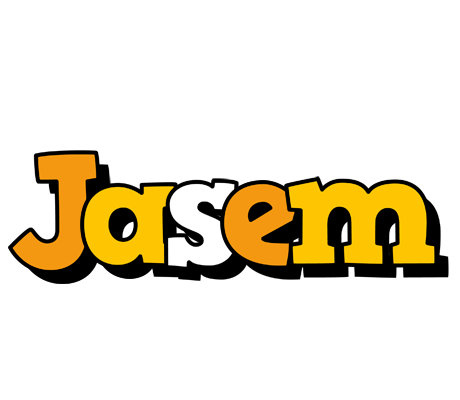 Jasem cartoon logo