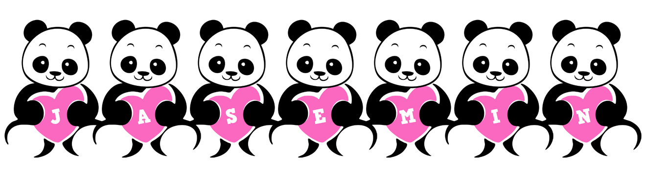 Jasemin love-panda logo