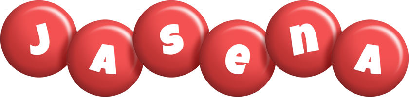Jasena candy-red logo