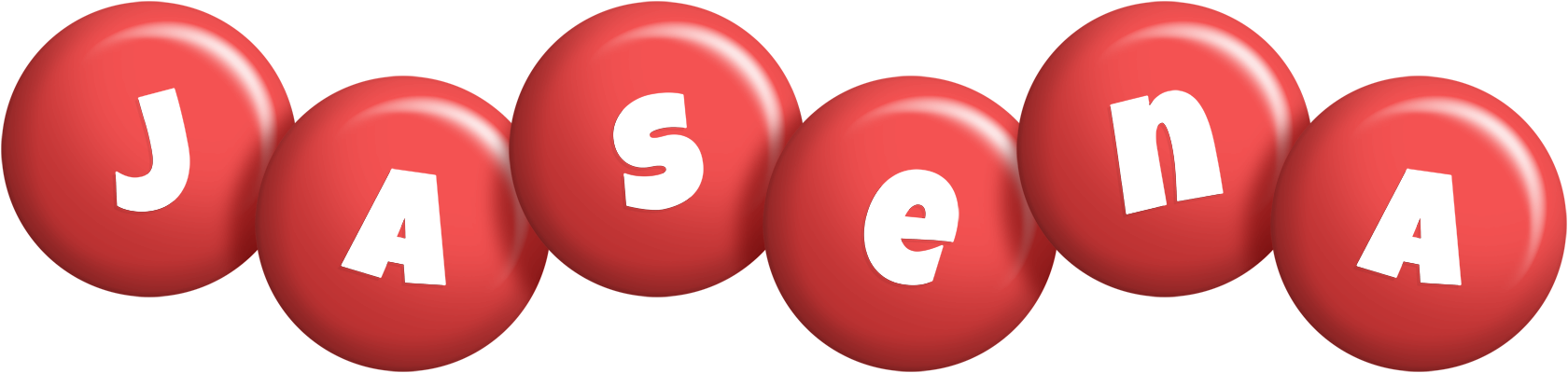 Jasena candy-red logo