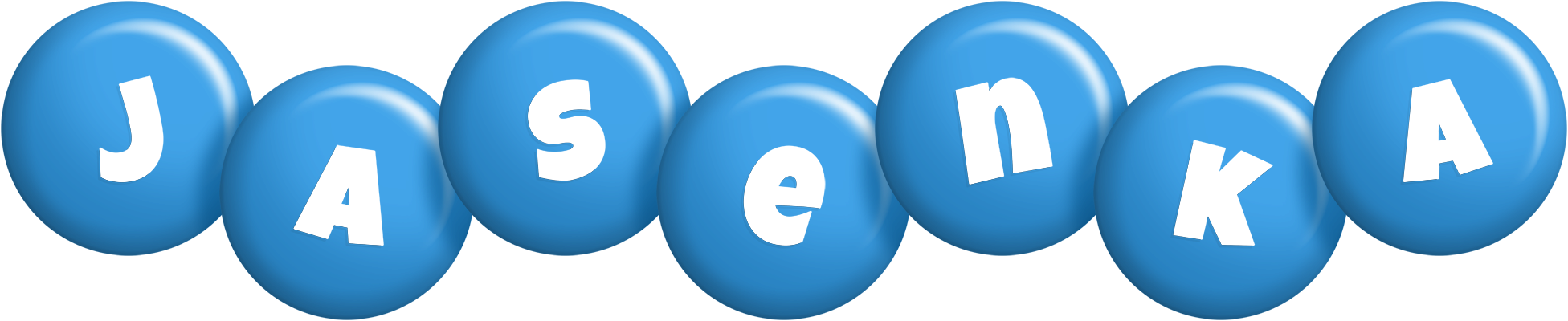 Jasenka candy-blue logo