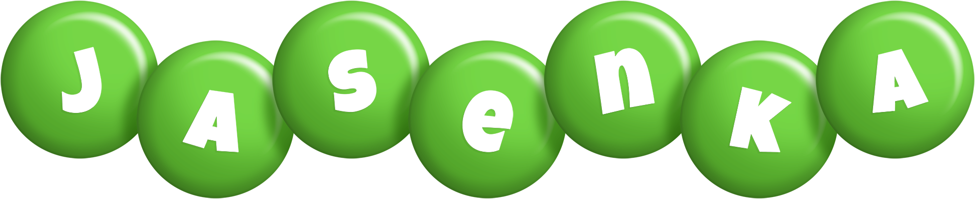 Jasenka candy-green logo