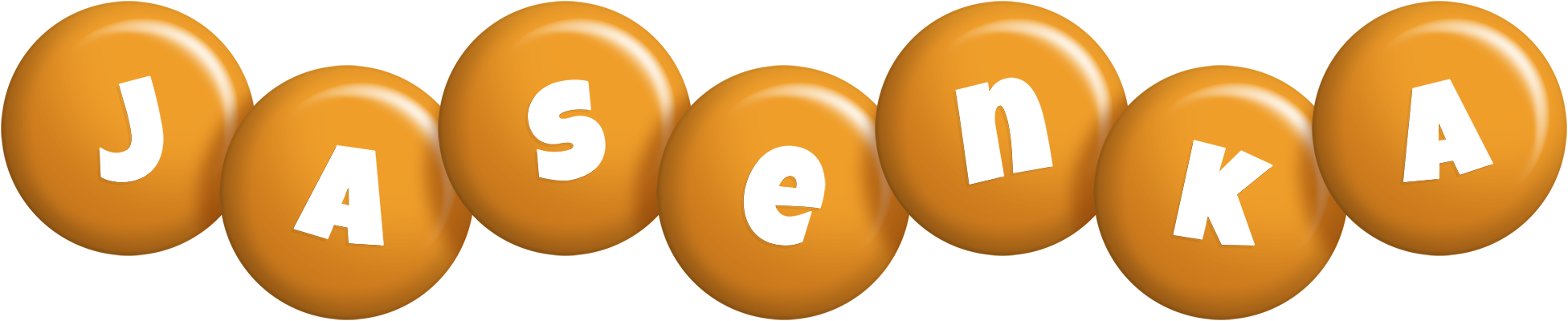 Jasenka candy-orange logo