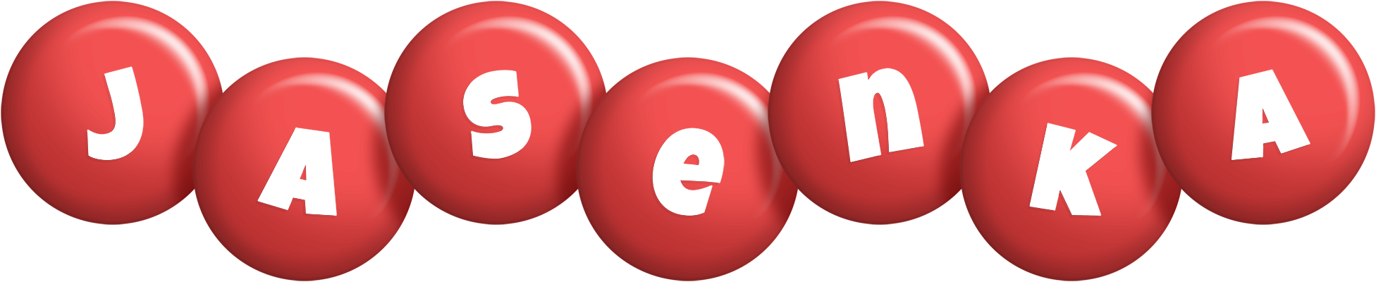 Jasenka candy-red logo
