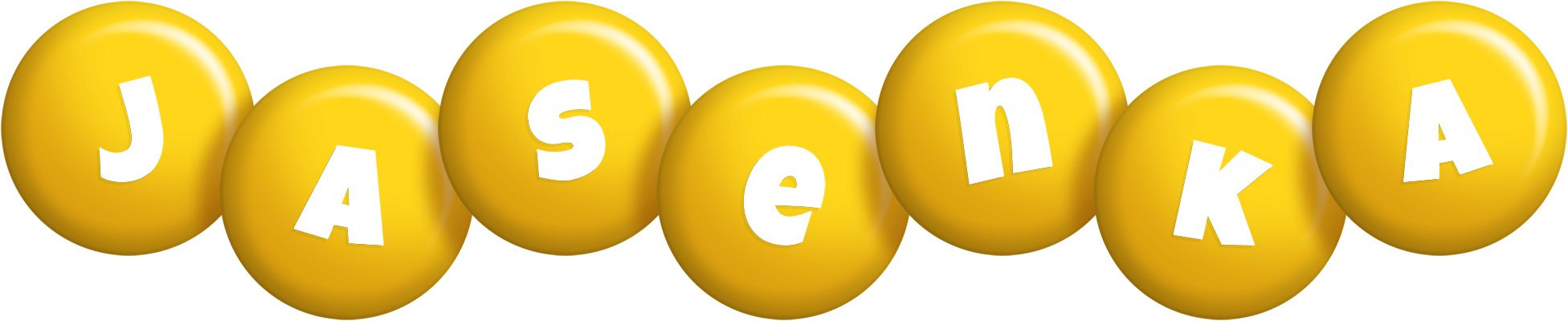 Jasenka candy-yellow logo