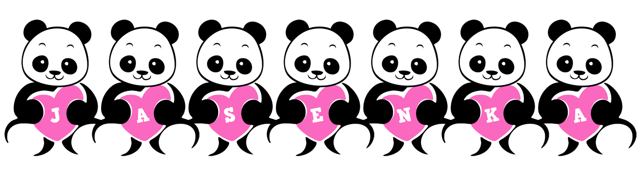 Jasenka love-panda logo