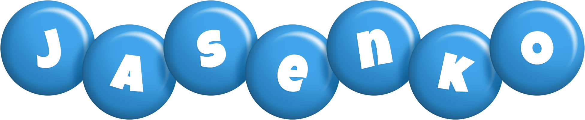 Jasenko candy-blue logo